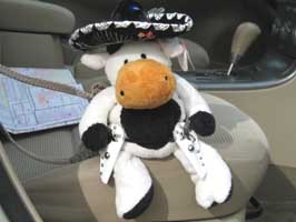 stuffed cow cowboy